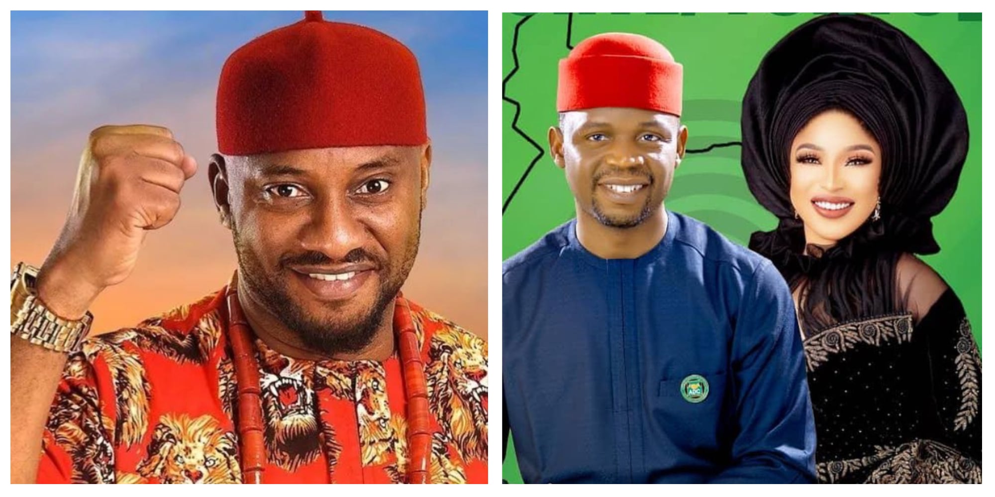 Yul Edochie and Tonto Dikeh