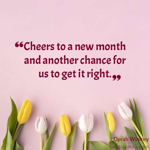 Happy New Month Messages, Wishes, Prayers
