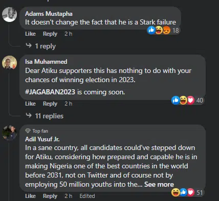 2023: Nigerians React As Cheeky Atiku's Throwback Classmates' Picture Emerge