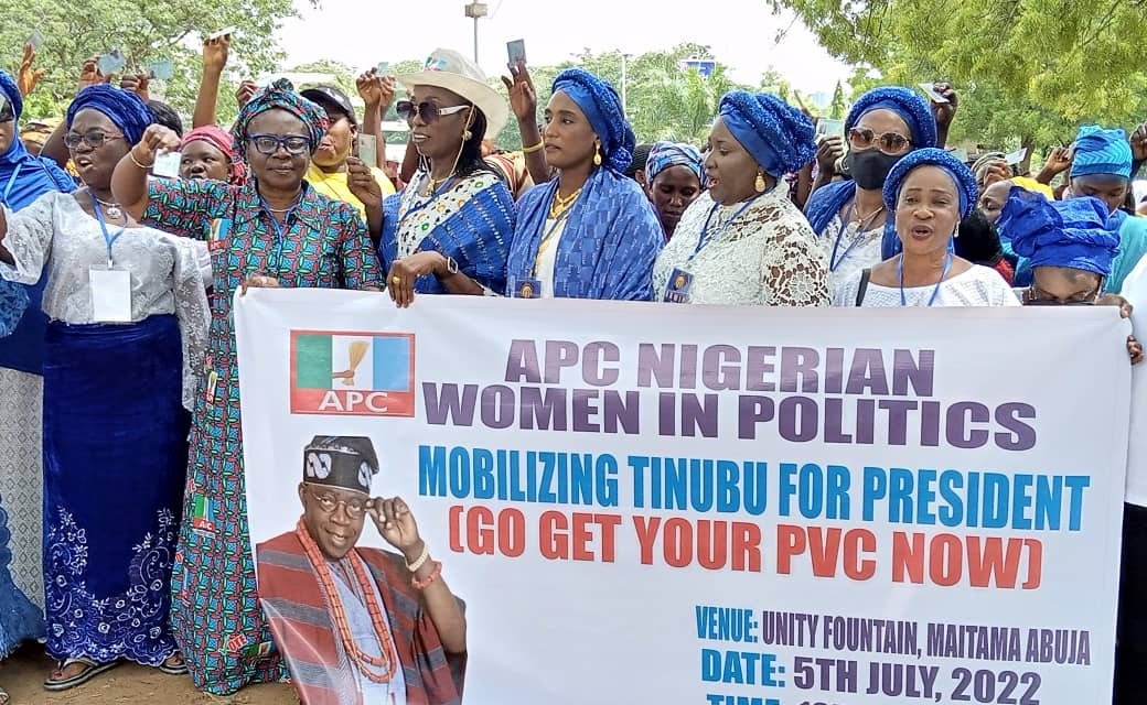 2023: Make Woman Your Running Mate - APC Women Beg Tinubu