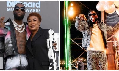 Burna Boy and Mother