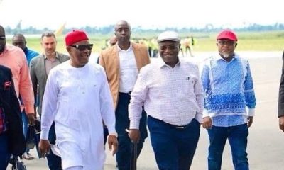 Photos: Wike Returns To Port Harcourt After Vacation