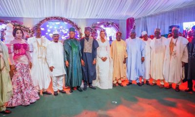 Tinubu, Lawan, Governors, Other Dignitaries Storm Borno For Shettima's Daughter's Wedding (Photos)