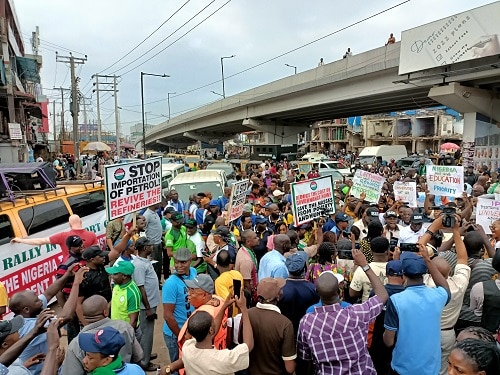 ASUU Strike: NLC Begins Massive Solidarity Protest In Lagos