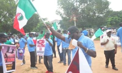 ASUU Strike: NLC Begins Massive Solidarity Protest In Abuja [Photos]