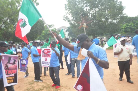 ASUU Strike: NLC Begins Massive Solidarity Protest In Abuja [Photos]