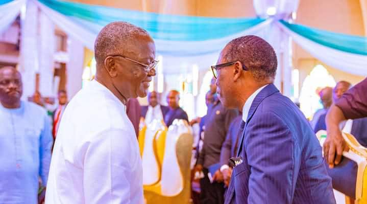PDP Crisis: Governor Ortom Meets Okowa (Photos)