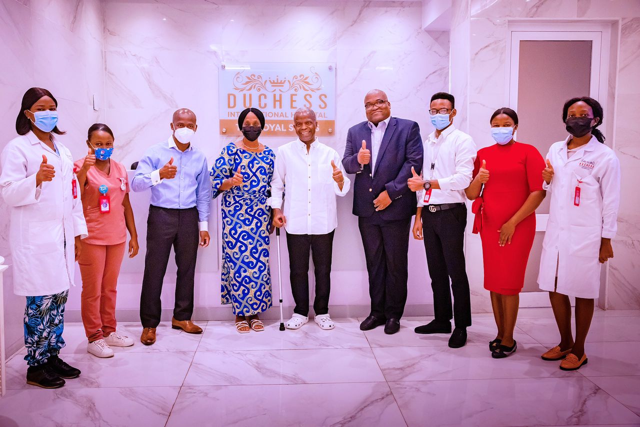 Osinbajo Shares Picture From The Hospital After Surgery