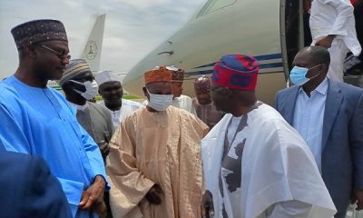 BREAKING: Buhari Meets Tinubu, Masari Behind Closed Door