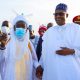 Video: President Buhari Treks Home After Sallah Prayers