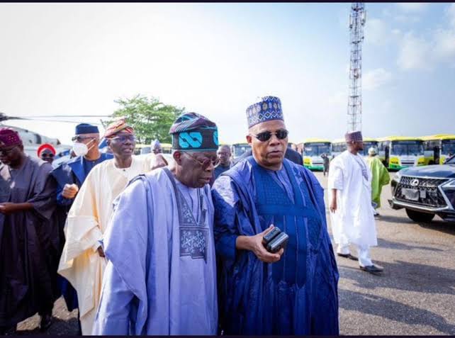 BREAKING: Tinubu, Shettima Arrive Eagle Square For Inauguration