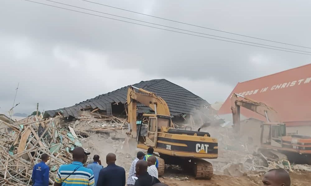 Rescue Workers Recover Two Bodies From Lekki Building Collapse