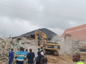 Rescue Workers Recover Two Bodies From Lekki Building Collapse