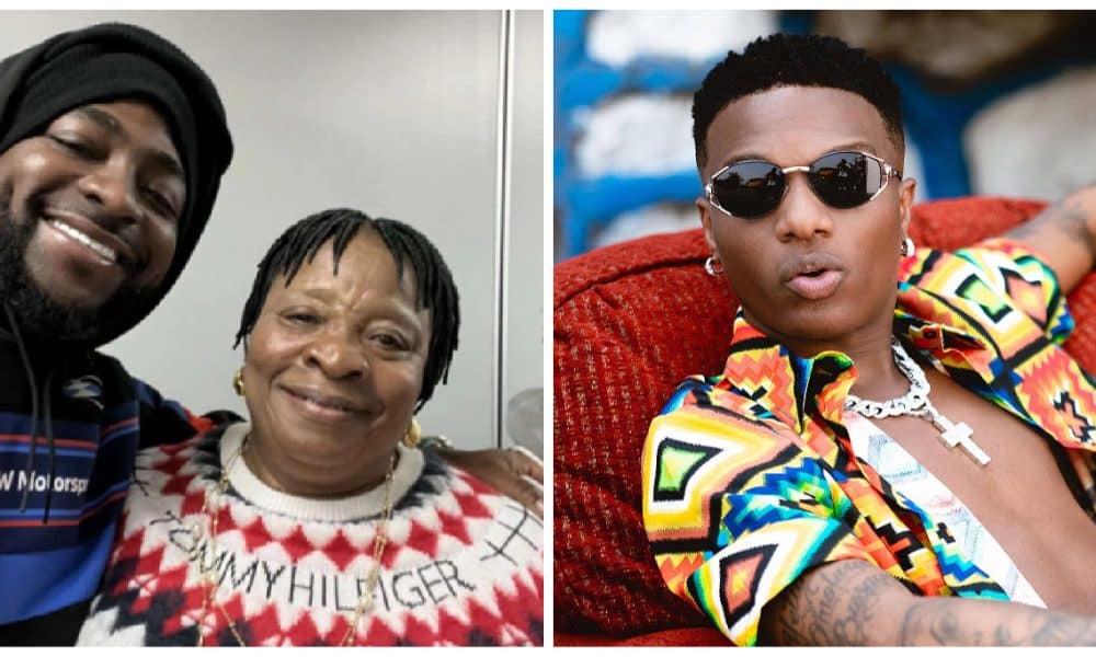 Davido Carries Wizkid's Mom's Bags At Airport - Nigerians React