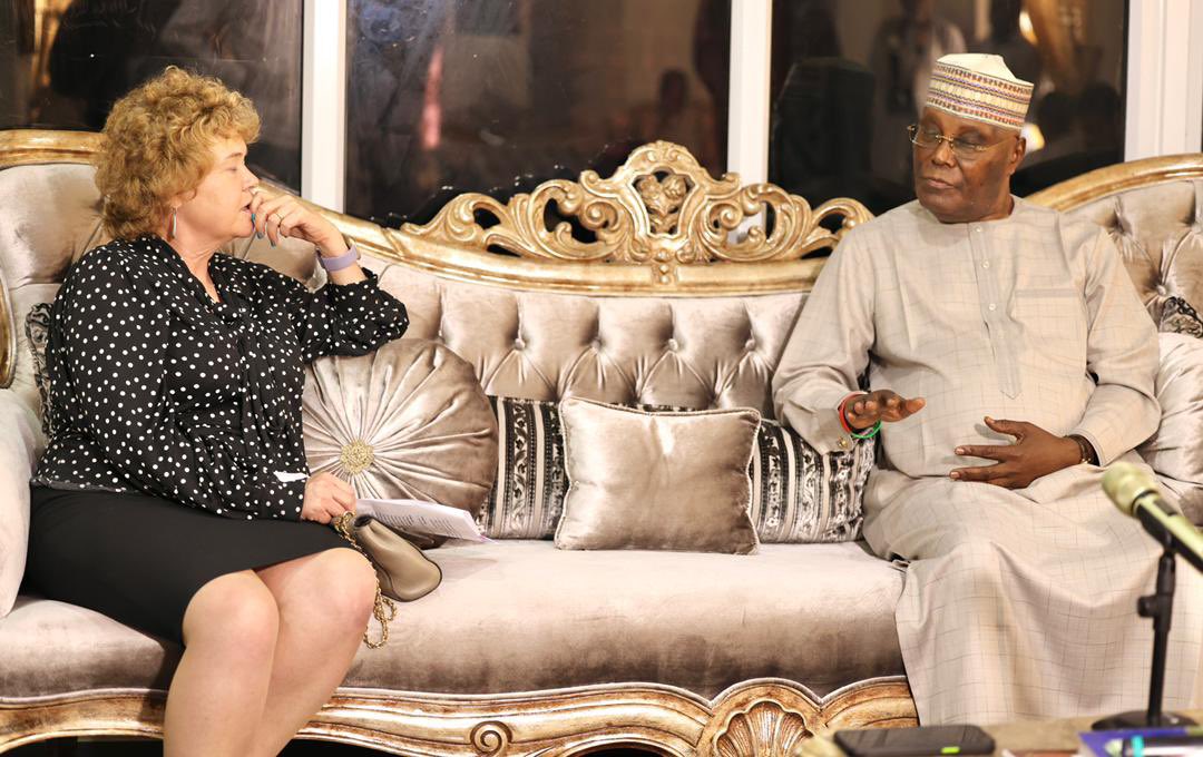 2023: Atiku Meets British High Commissioner To Nigeria, Laing, Makes Request