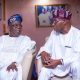 2023 Elections: Obasanjo Keeps Mum Over Tinubu's Visit