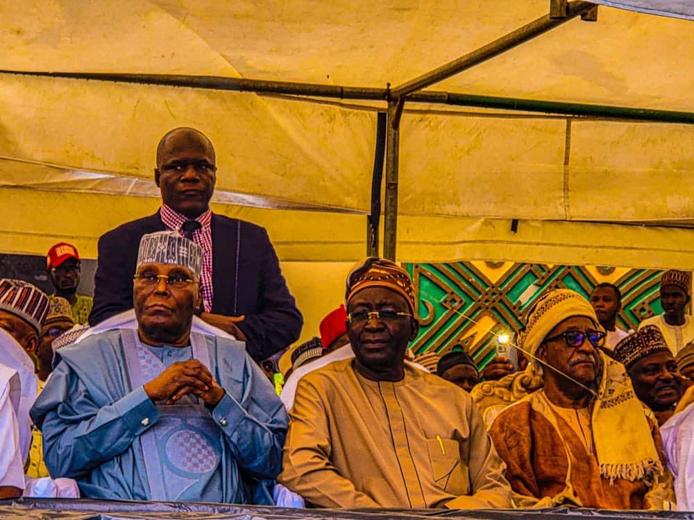Photos: Massive Crowd As Ayu, Others Welcome Shekarau Back To PDP In Kano