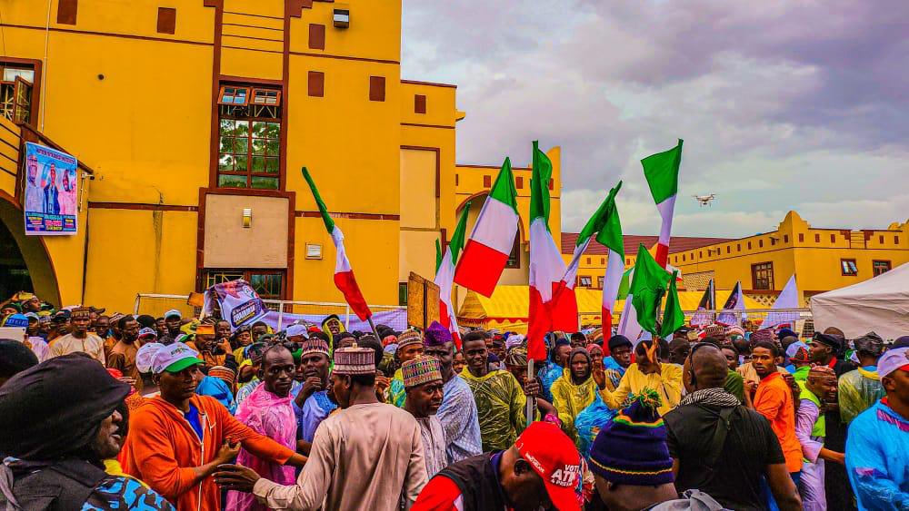 Photos: Massive Crowd As Ayu, Others Welcome Shekarau Back To PDP In Kano
