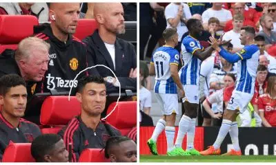 Premier League: Ronaldo On Bench As Brighton Knocks Man United 2-1