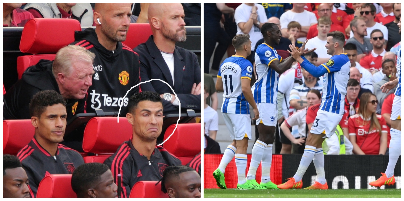 Premier League: Ronaldo On Bench As Brighton Knocks Man United 2-1