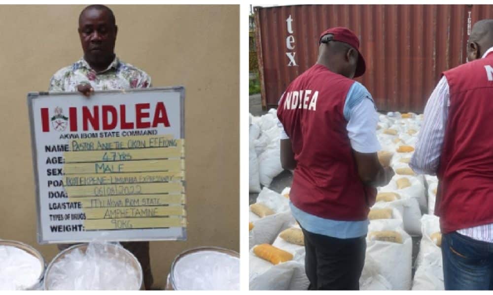 NDLEA Arrest Pastor With Three Drums Of Illicit Drugs