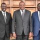 President Uhuru Kenyatta, his estranged deputy William Ruto and ODM leader Raila Odinga.