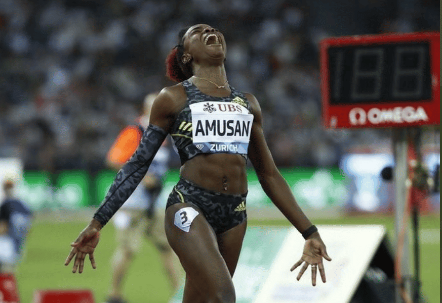 BREAKING: Amusan finishes second in Lausanne Diamond League