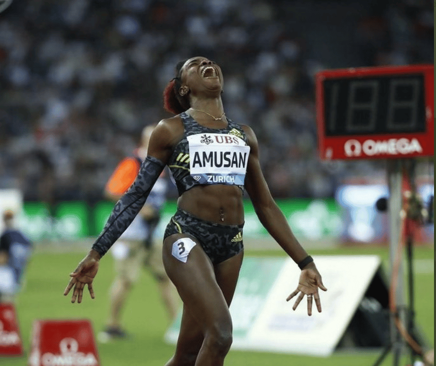 BREAKING: Amusan finishes second in Lausanne Diamond League