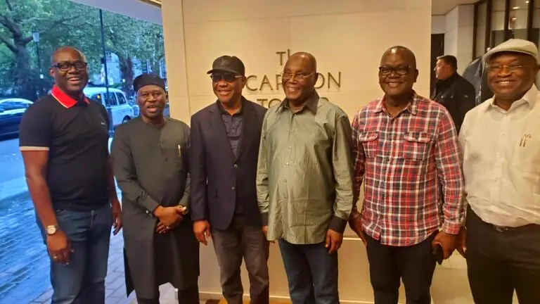 Reactions Trail Atiku's Meeting With Wike, Ortom, Others In London