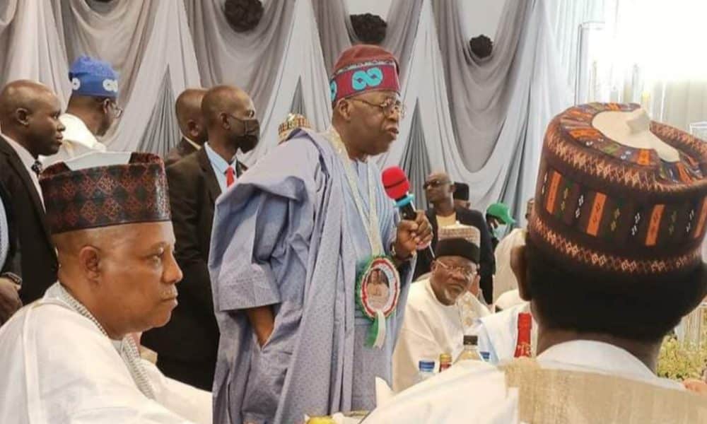 Double Your Effort Now That Shettima Is My Running Mate - Tinubu Tells North-East APC