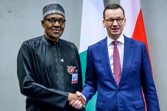 Poland President, Duda Visits Buhari In Aso Rock