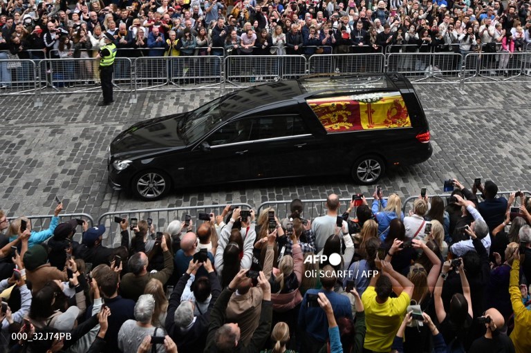 Queen Elizabeth II’s Coffin Leaves Balmoral, Arrives In Edinburgh Palace