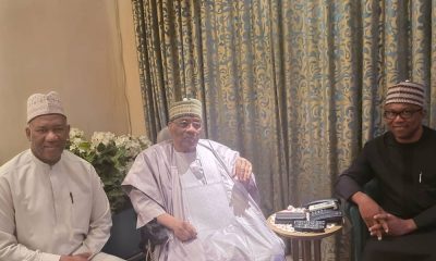 Peter Obi, Yusuf Datti Visit Babangida (Photos)