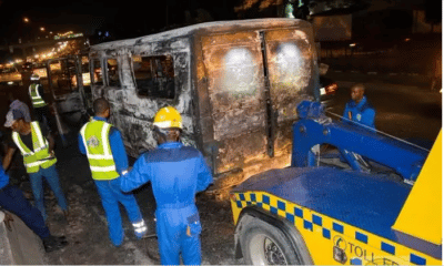 Seven Passengers Burnt To Death In Lagos