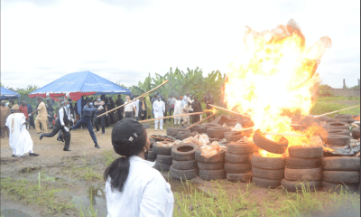 NDLEA Explains Why It Burnt Cocaine Worth N194 Billion Recovered In Ikorodu