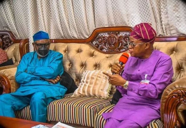 Osun Gov, Oyetola Commiserates With Akeredolu Over Mother’s Death