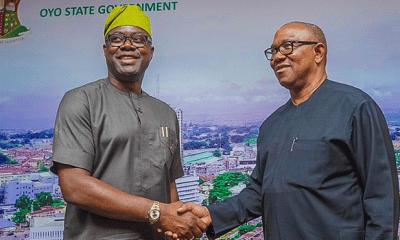 2023 Presidency: Peter Obi Visits Seyi Makinde In Ibadan