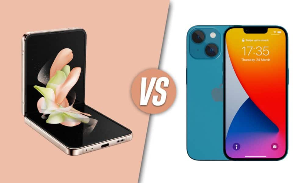 PhoneArena iPhone 14 vs Samsung Galaxy Z Flip 4