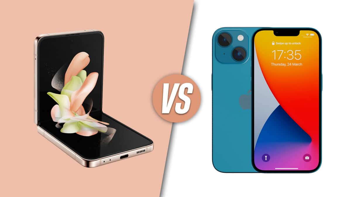 PhoneArena iPhone 14 vs Samsung Galaxy Z Flip 4