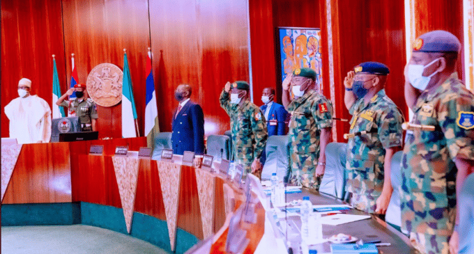 Buhari Presides Over National Security Council Meeting [Photos]