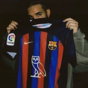 Drake to become the first Spotify artist to feature on Barcelona’s kit