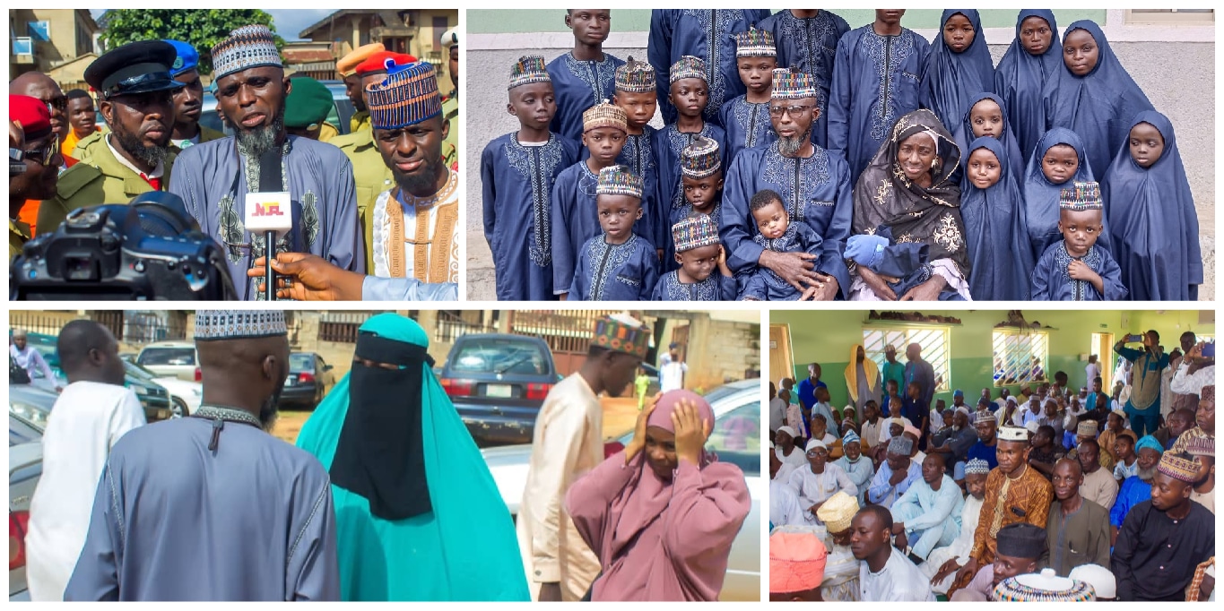 Kaduna College Lecturer Welcomes 22nd Child, Marries 4th Wife On Naming Day - [Photos]