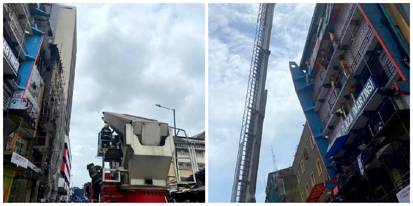 Fire Guts Four-Storey Building In Lagos Island - LASEMA Confirms