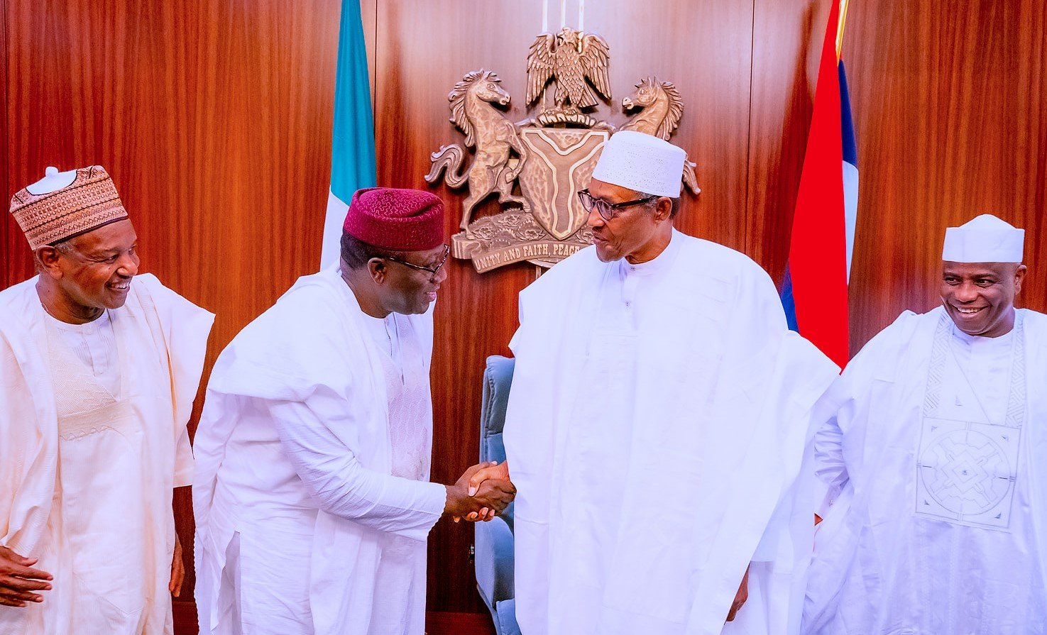 Buhari Meets State Governors Over Home Wrecking Floods Across States