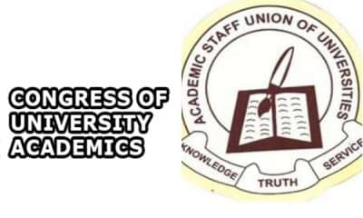 CONUA Is An Illegal Organization Filled With Disgruntled Persons - ASUU Chapter