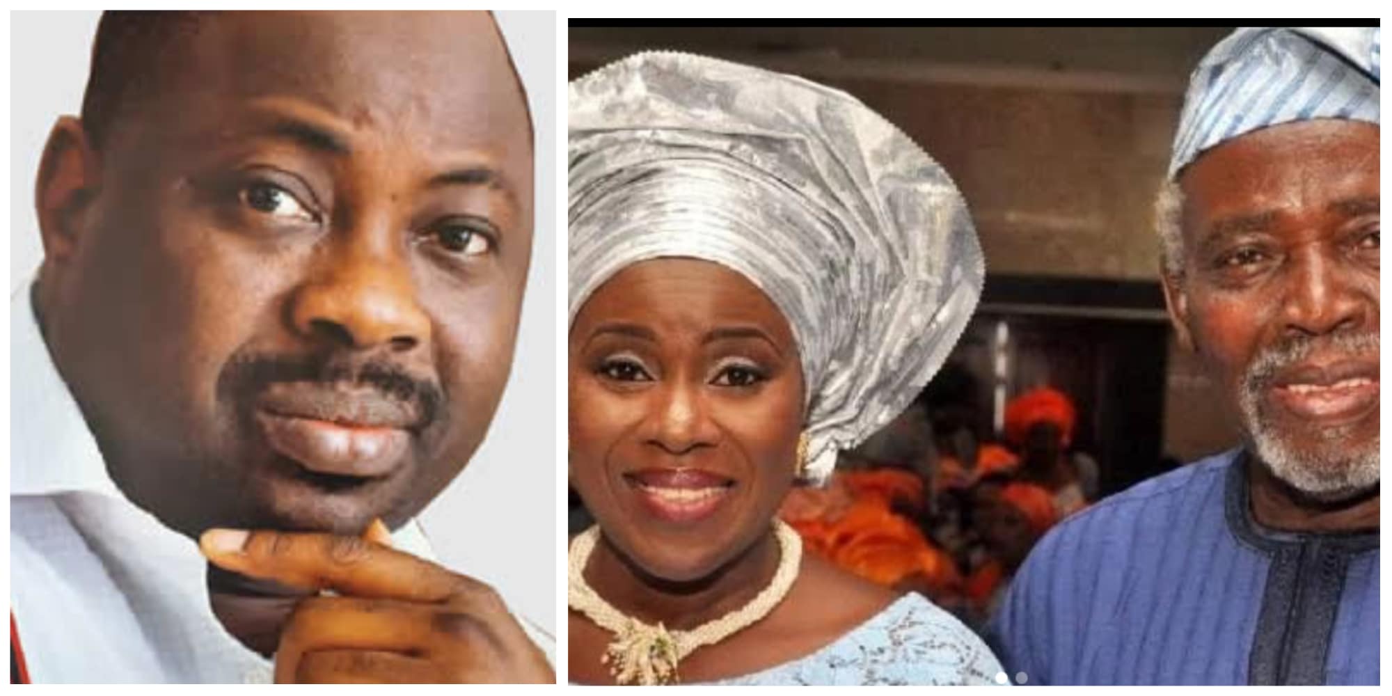 Joke Silva and Dele Momodu