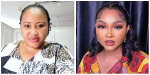 Mercy Aigbe and sister