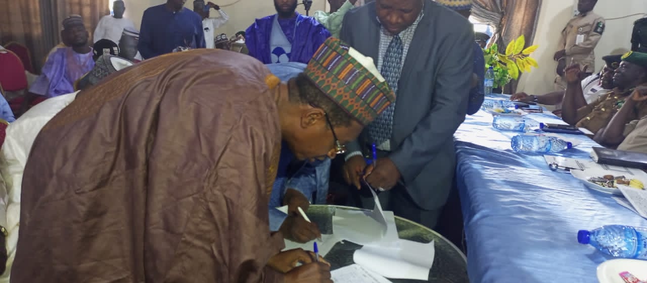2023 General Elections: Political Parties Sign Peace Accord In Zamfara