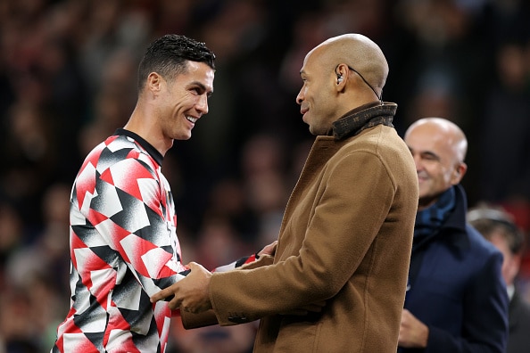 Cristiano Ronaldo And Thierry Henry Share Touching Moment