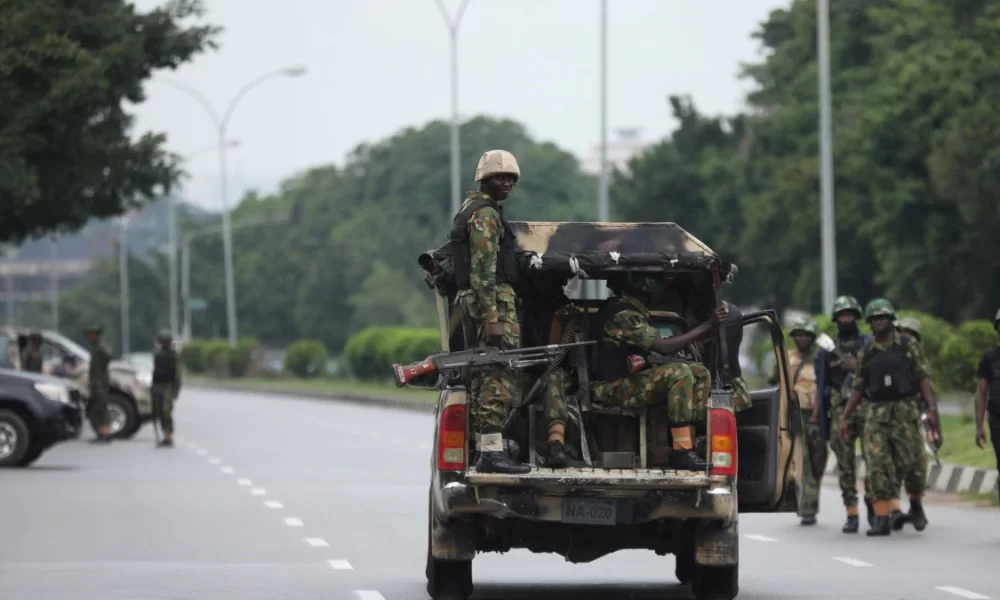 BREAKING: One Killed As Soldiers Fire Gun At Ibadan Protesters